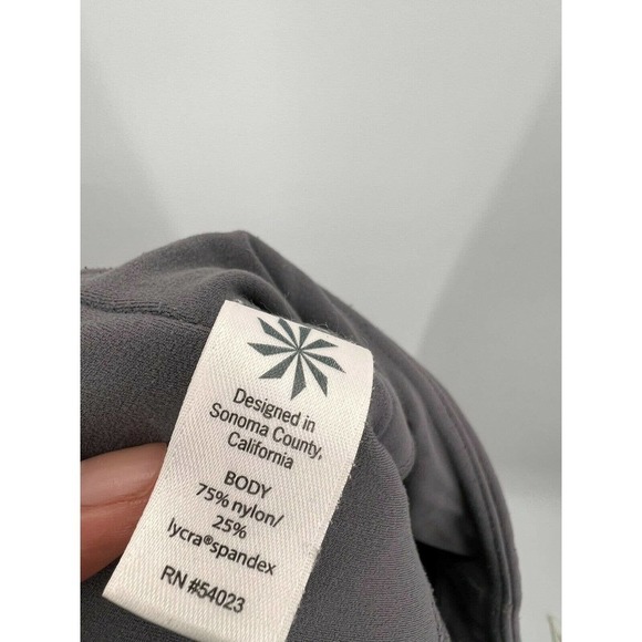 Athleta ST Small Tall Salutation 7/8 Gray Yoga Leggings High-Rise In Powervita - Picture 9 of 9